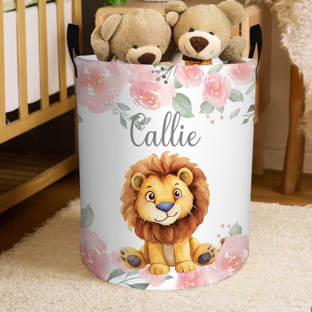 Panier à linge imperméable avec nom Cadeau d'anniversaire pour enfants Famille