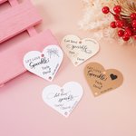 Personalisierte Let Love Sparkle Herzform Kraftpapier Wunderkerze Tag mit Namen und Datum Jahrestag Hochzeit senden weg Party Dekor Geschenk für Paar
