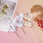 Personalisierte Let Love Sparkle Herzform Kraftpapier Wunderkerze Tag mit Namen und Datum Jahrestag Hochzeit senden weg Party Dekor Geschenk für Paar