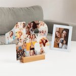 Personligt fotocollage Akrylplatta Heminredning Jubileum Födelsedagspresent till familj och vän