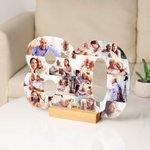 Personligt fotocollage Akrylplatta Heminredning Jubileum Födelsedagspresent till familj och vän