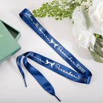 Personalized Bride to Be White Veil Sash Slippers Shoelaces Set with Name Bachelorette Bridal Shower Supplies for Bride