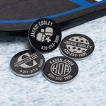 Personalisierte Pickleball Paddel Metall Namensschild Sportgeräte Zubehör Geburtstag Geschenk für Pickleball Spieler Sportliebhaber