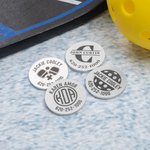 Personalisierte Pickleball Paddel Metall Namensschild Sportgeräte Zubehör Geburtstag Geschenk für Pickleball Spieler Sportliebhaber