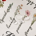 Personalisierte Gott sagt, du bist Blume Bibelvers große Leinwand Tasche mit Namen Tote Bag positive Bestätigung religiöses Geschenk für Christen