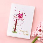 XOXO-Karte zum Valentinstag