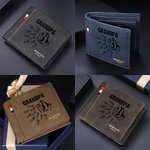 Henkilökohtainen 1-12 Fists Bump Nahka lompakko kaiverrettu nimet Isänpäivä Syntymäpäivä lahja isälle isoisä isoisä