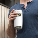 Bicchiere da 20 oz con nome e anno di laurea personalizzato The Future Is Bright, regalo di laurea per i laureati della classe 2025