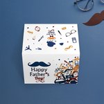 Diseño de barba vehículos sombrero y gafas para tarjeta del Día del Padre