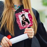 Personalized Multicolour 2025 Grad Graduation Photo Fan with Name Photo Props Graduation Gift for Graduate