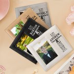 Personalized Trust and Believe Cross Leather Photo Frame with Name and Year Birthday First Communion Baptism Gift for Kids Family