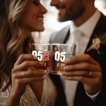 Gepersonaliseerd Tijdloos Verjaardag 10oz Old Fashioned Rocks Whiskeyglas met Naam Jaar Leeftijd Barware Verjaardagsgeschenk voor Liefhebbers van Dranken