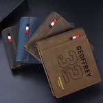 Personalisierte Ballsportarten Herren Leder Brieftasche mit Sport Nummer und Name