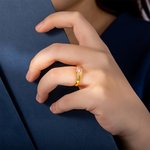 Personalized Dainty Heart Birthstone High School College Class Ring with Engraved Text Birthday Graduation Gift for Women