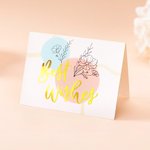 Tarjeta de feliz cada día con 'Best Wishes'