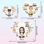 Personalisiertes Herzförmiges Kinder Cartoon-Figur Baustein Puzzle mit Namen Geburtstag Geschenk für Kinder Jungen Mädchen