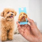 Personalisierte Haustier-Porträt Name Tag Topper für 30oz 40oz Stanley Becher Memorial Geschenk für Hund Katze Liebhaber