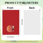 Personalised Football Cartoon Character Name Waffle Sports Towel with Hook Super Absorbent Sports Accessory Birthday Team Gift for Sports Lover Player