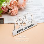 Personlig Sorority Grekisk Bokstav 3D Metall Bilmärke Emblem Födelsedag Fordonsinredning Present till vänner Flickor Bilägare | Callie × Affinity Licensing