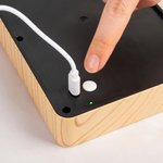 Gepersonaliseerd Music Player Design Spiegelfotolijst met naam en veranderende kleur LED Valentijnsdag Verjaardagscadeau voor echtparen Familie