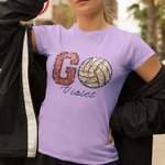 Sweatshirt à Col Rond Personnalisé avec Balle Lettre Pailletés et Nom Cadeau Jour de Match pour Amateur Sport de Balle