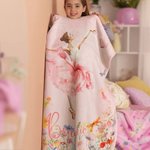 Personalized Ballet Girl Birth Flower Soft Throw Blanket with Name Birthday Gift for Ballet Dancer Lover