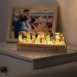 Personalized Coach Design 13 Photos Collage LED Night Light with Wooden Base Home Decor Birthday Retirement Team Appreciation Gift for Coach