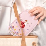 Personalized Birth Flower Butterfly Ballet Girl Jewelry Box with Name with Changing Color LED Makeup Mirror Anniversary Birthday Gift for Girls Women