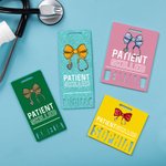 Personalizzato paziente qualificato arco stetoscopio Hollow nome distintivo Tag compleanno medico Apprezzamento regalo per il medico infermiere personale medico