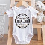 Onesie T-shirt 100% Coton Personnalisé avec Nom Papa et Bébé Cadeau Fête des Pères Anniversaire pour Nouveau Papa Bébé