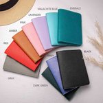 Personalised Constellation Birth Flower PU Leather Luggage Tag with Name Travel Accessories Birthday Gift for Women Girls