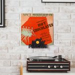 Personalisierte 3D gedruckt Jetzt spielen Spinning Vinyl Record Holder Wandhalterung für Musik CD Display Geburtstag Rekord Zubehör Geschenk für Musikliebhaber