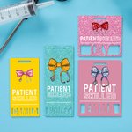 Personalizzato paziente qualificato arco stetoscopio Hollow nome distintivo Tag compleanno medico Apprezzamento regalo per il medico infermiere personale medico