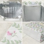 Henkilökohtainen Floral Leaf Bows kreikkalainen kirje eristetty Kangaskassi Sorority syntymäpäivälahja sisaret Ystävät | Callie × Affinity Licensing