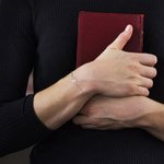 Personalized Bible Verse Chapter Number Bracelet with Scripture Card Minimalist Jewelry Church Prayer Baptism Birthday Gift for Women Christian