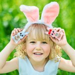 Personalised Cute Bunny LED Light Wooden Decoration with Tabletop Name Block Sign Easter Party Housewarming Mother's Day Gift for Family Kids