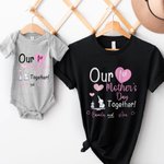 Personalizzato carino elefante cuore palloncino 100% cotone maglietta bambino body con nome compleanno 1 ° regalo festa della mamma per il bambino madre