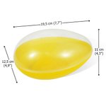 Oeuf de Pâques Géant Personnalisé avec Nom et Motif d'Oreilles de Lapin Cadeau de Pâques pour Garçons Filles