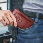 Personalized Engraved Text Portable Leather Zippered Man's Wallet with Wrist Strap and Phone Pocket Birthday Father's Day Anniversary Gift for Men