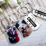 Spotify Foto Love Songs Nyckelring med tryck Present till honom/henne