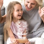 Personalized Highland Cow LED Night Light with Name and Wooden Base Home Decor Children's Day Birthday Gift for Kids Highland Cow Lover