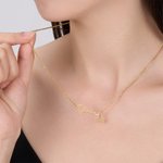 Personligt Halsband med Namnskylt för Examensmössa Smycken Födelsedagspresent för Studenter