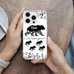 Custodia per telefono personalizzata We Love You con titolo e nomi Festa della mamma Regalo di compleanno per mamma e nonna