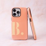 Personalised Multicolor Initial Phone Case for iPhone Birthday Anniversary Gift for Family Friends