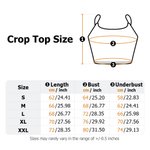 Testo personalizzato multicolore Reggiseno sportivo con spalline e imbottiture per il petto Regalo per la partita della squadra per la ragazza