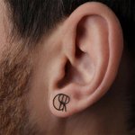 Boucles d'oreilles personnalisées Nom unique Logo Design Bijoux minimalistes Anniversaire Saint-Valentin Cadeau pour la famille Ami(e)