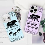 Custodia per telefono personalizzata We Love You con titolo e nomi Festa della mamma Regalo di compleanno per mamma e nonna