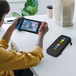 Personalisierte Retro Regenbögen Name Spiel Konsole Schutzhülle kompatibel mit Switch Gaming Zubehör Geburtstagsgeschenk für Spielliebhaber