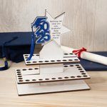 Personalized Graduation Cap Star Cake Money Holder with Name and Text 50holes Graduation Gift for Class of 2025 Graduates