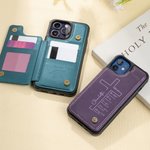 Personalized Cross Bible Leather Flip Wallet Phone Case for iPhone with Name RFID Blocking Card Holder Baptism Birthday Gift for Christian